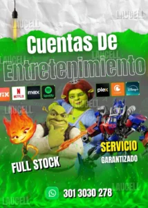 Cuentas De Entretenimiento -- NETFLIX, DISNEY, AMAZON, MAX, ETC