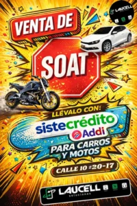 Venta De SOAT -- MOTOS, CARROS, CAMIONES, ETC